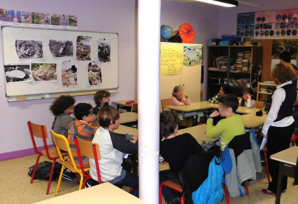 Intervention pédagogique à l'école de la Victoire à Paris