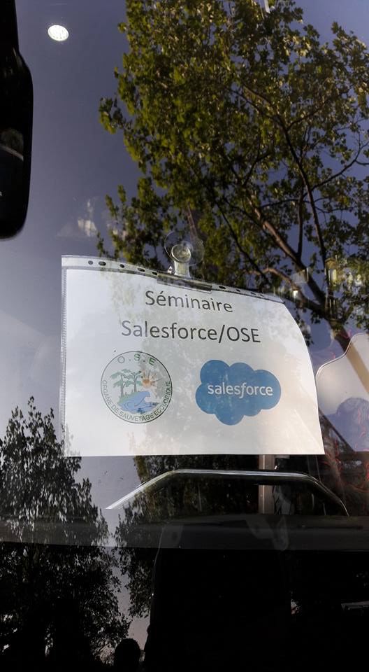 Tres beau séminaire d'entreprise le 21 avril avec la société Salesforce