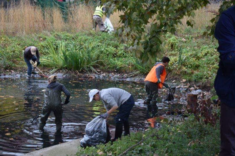 Opération dimanche 7 octobre sur le canal de Choisy-le-Roi